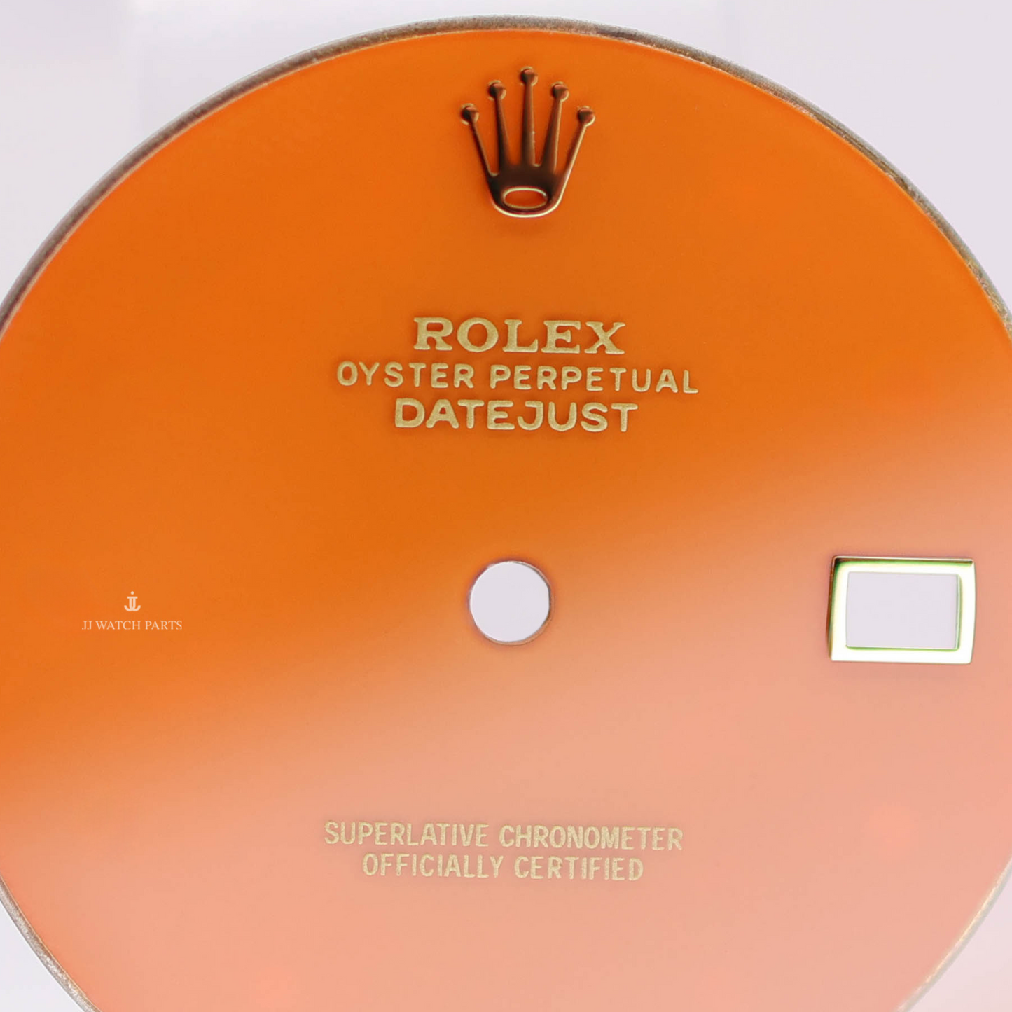 Custom Rolex Datejust 116234 Orange Stella Dial 36mm - Cal 3135 3035