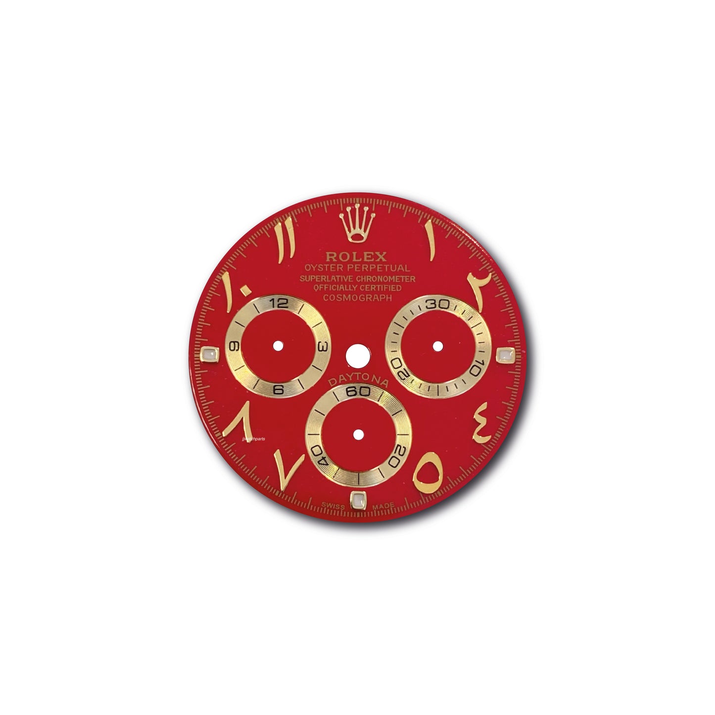 Custom Rolex Daytona 116508 Arabic Red Dial 40mm - Cal 4130