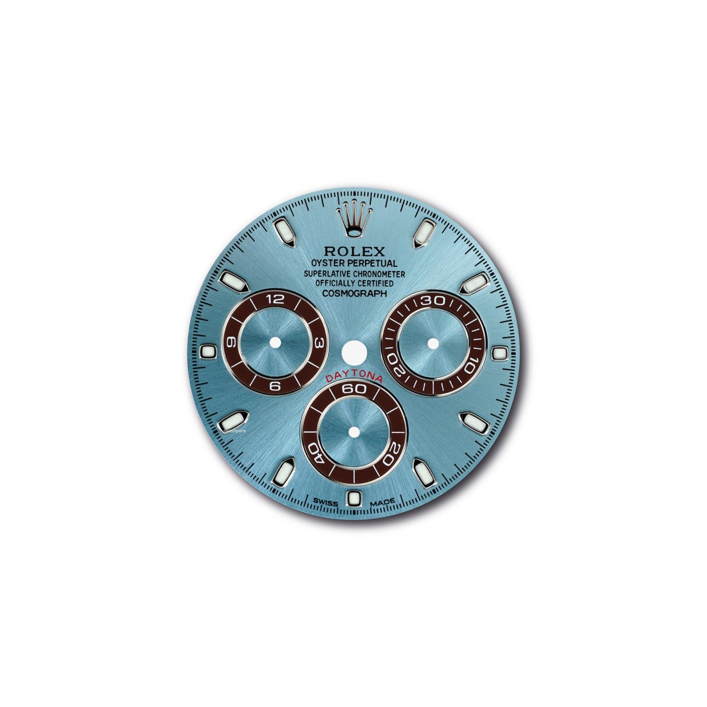 Custom Rolex Daytona 116506 Platinum Ice Blue Dial 40mm - Cal 4130