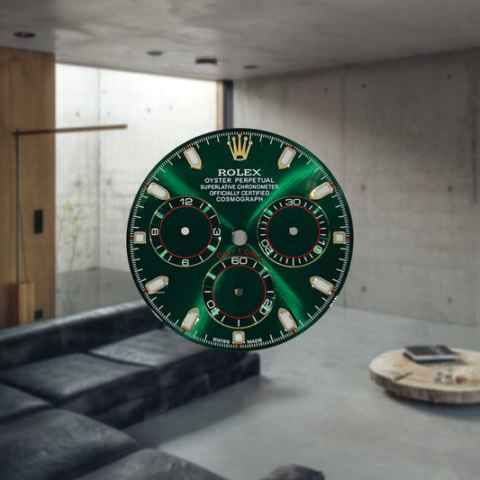 Custom Rolex Daytona 116508 JM Green Dial 40mm - Cal 4130