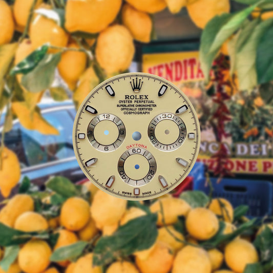 Custom Rolex Daytona 116520 "Panna Lemon" Dial 40mm - Cal 4130