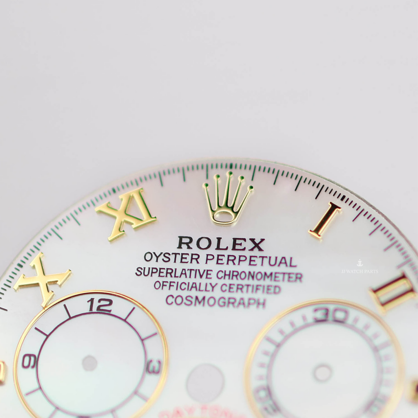 Custom Rolex Daytona 116508 White MOP Dial Roman Gold 40mm - Cal 4130