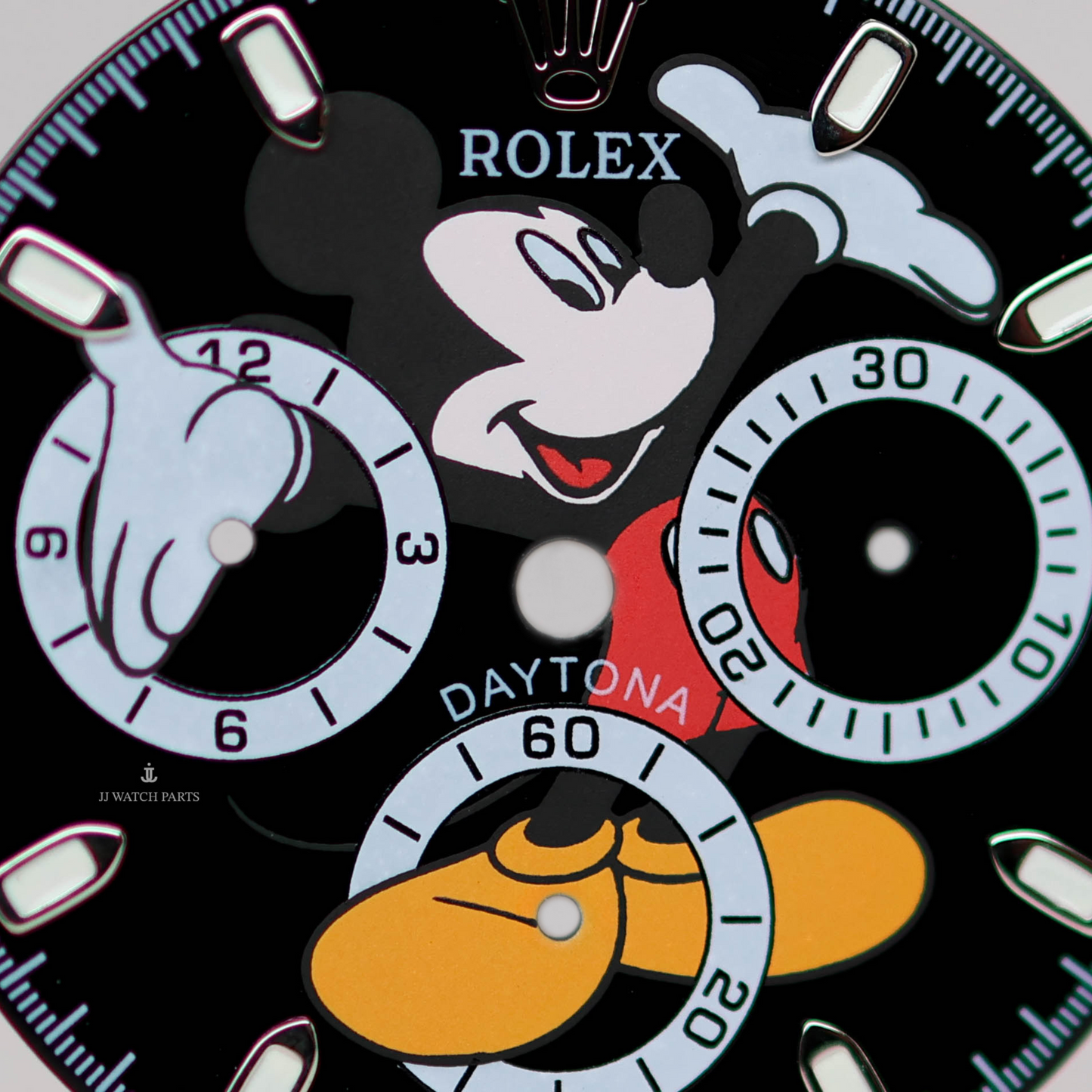 Custom Rolex Daytona 116500 Black Mickey Mouse Dial 40mm - Cal 4130