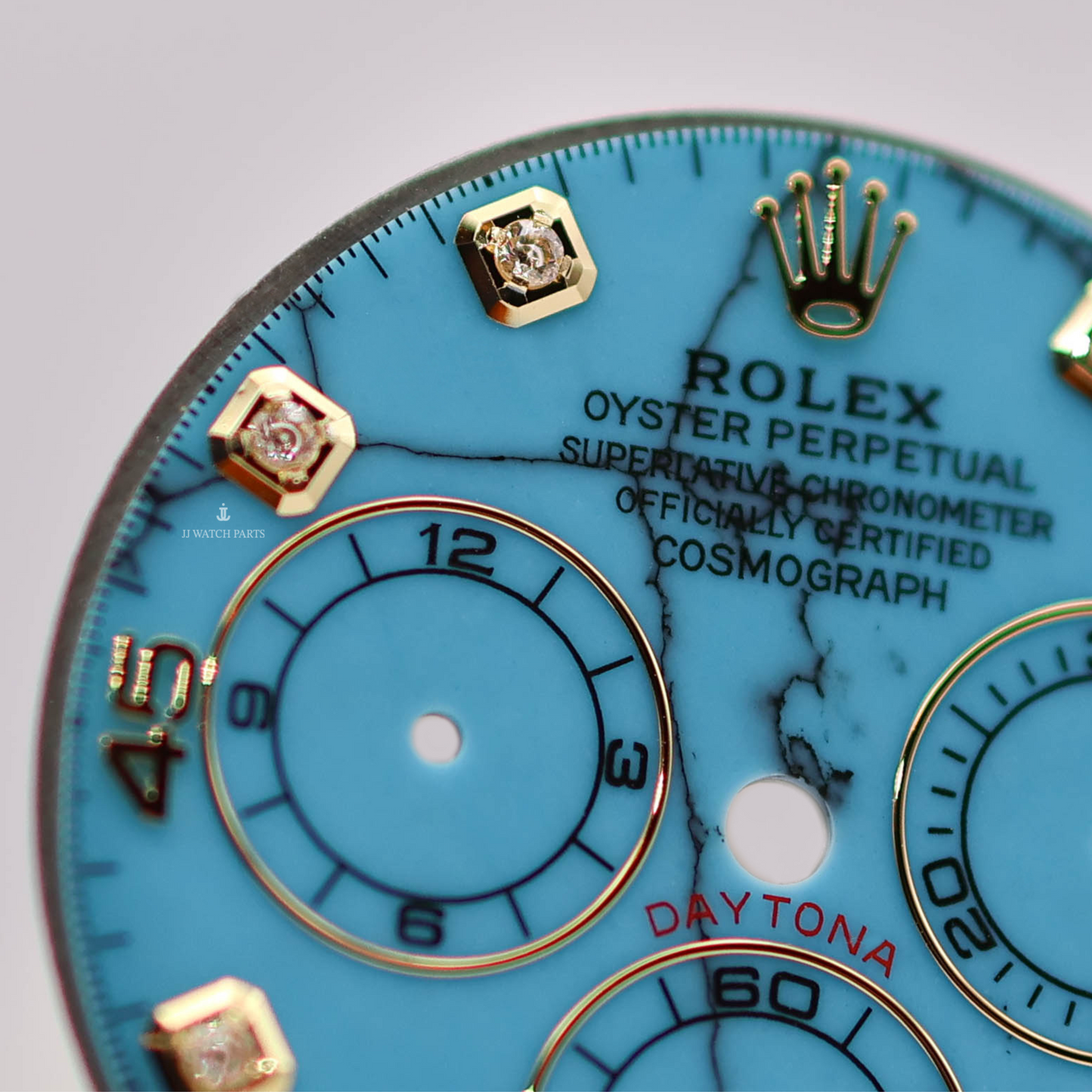 Custom Rolex Daytona 116508 Blue Turquoise Dial with Diamonds 40mm - Cal 4130