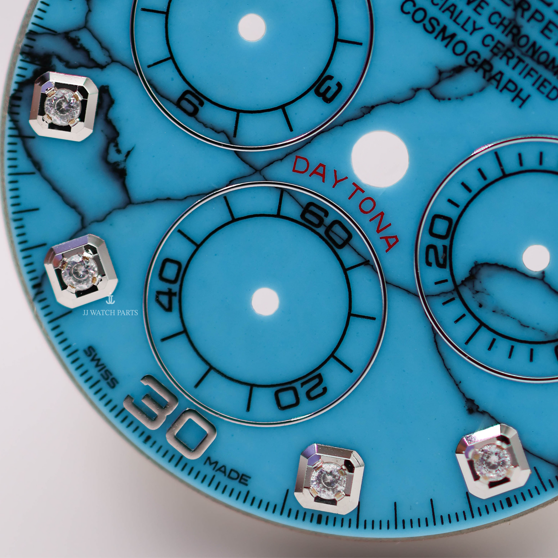 Custom Rolex Daytona 116509 Blue Turquoise Dial with Diamond Custom Rolex Daytona 116509 Blue Turquoise Dial with Diamond