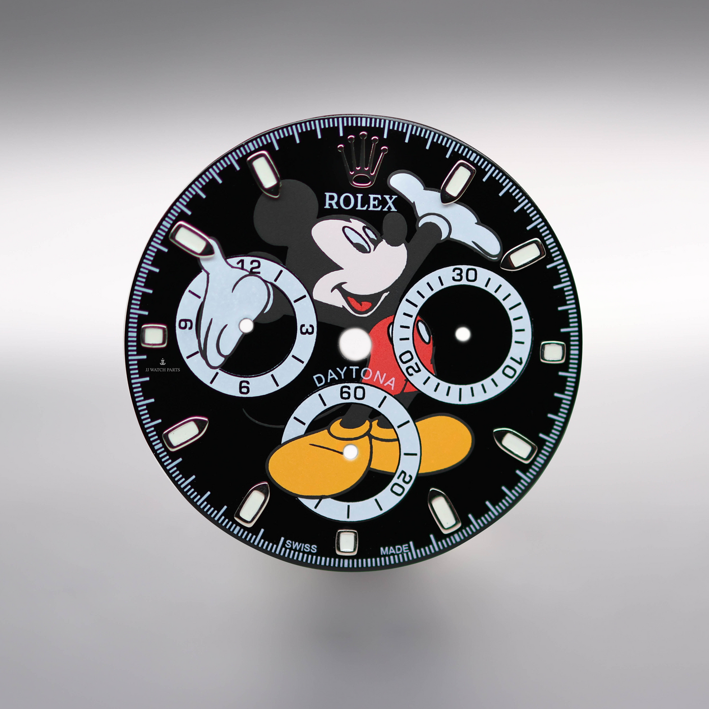 Custom Rolex Daytona 116500 Black Mickey Mouse Dial 40mm - Cal 4130