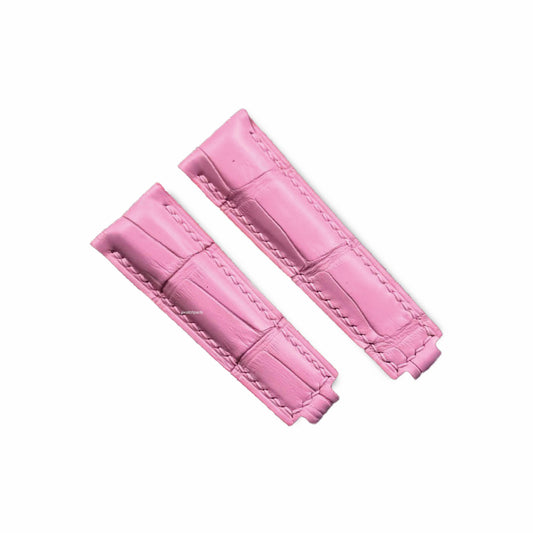 Barbie Pink Aligator Leather Strap for Rolex