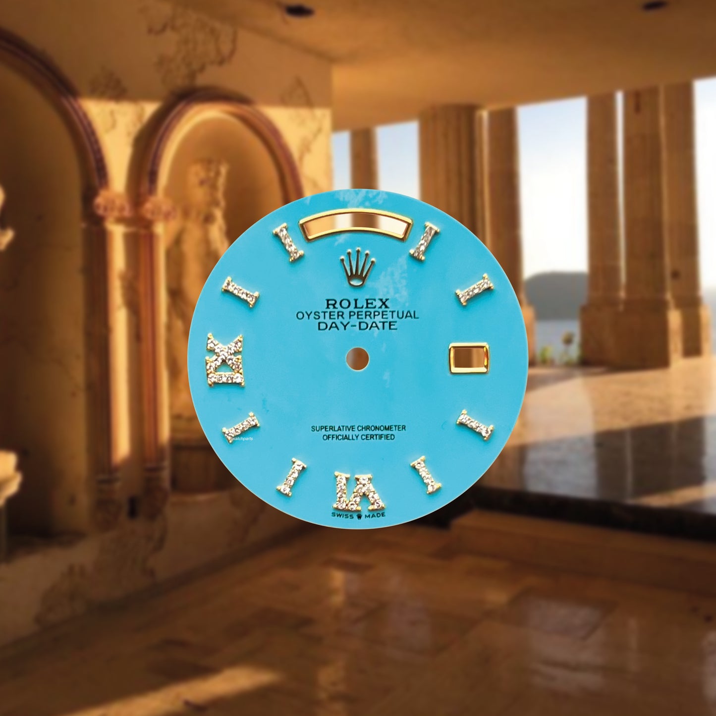 Custom Rolex Day-Date 118238 Turquoise Dial 40mm - Cal 3255