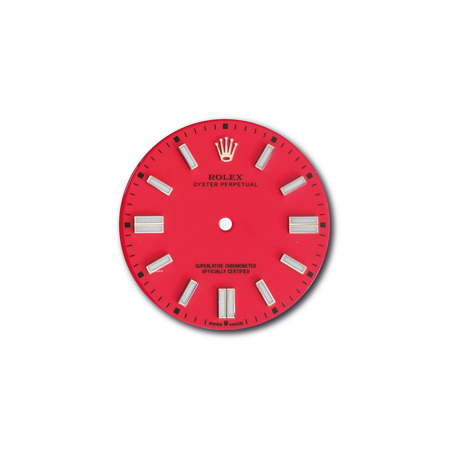 Custom Rolex Oyster Perpetual 124300 Coral Red Dial 41mm - Cal 3230