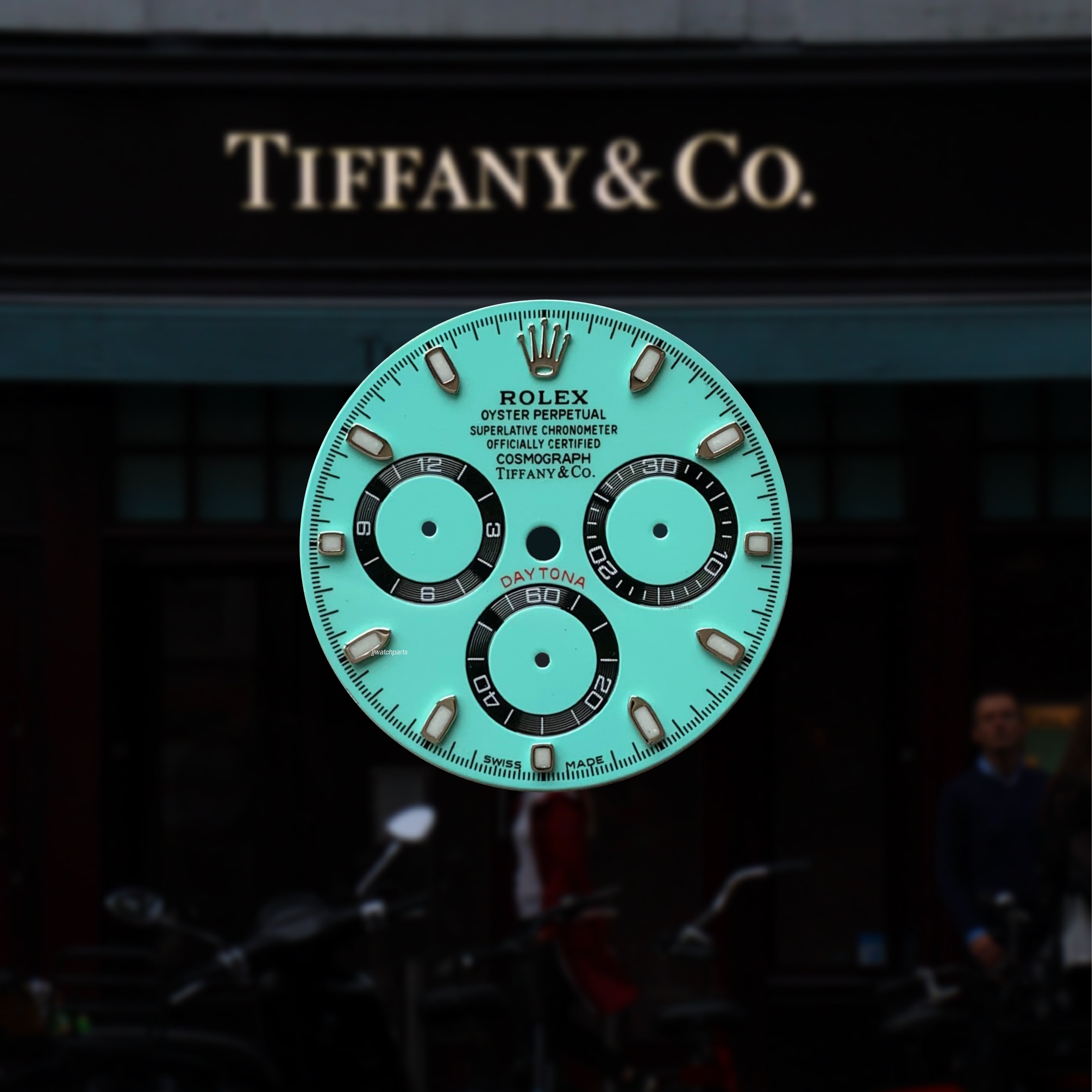 Custom Rolex Daytona 116500 Tiffany Co. Dial jjwatchparts